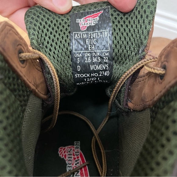 Red Wing Shoes 2340 Women’s 5” King Toe Work Boots - Picture 5 of 7